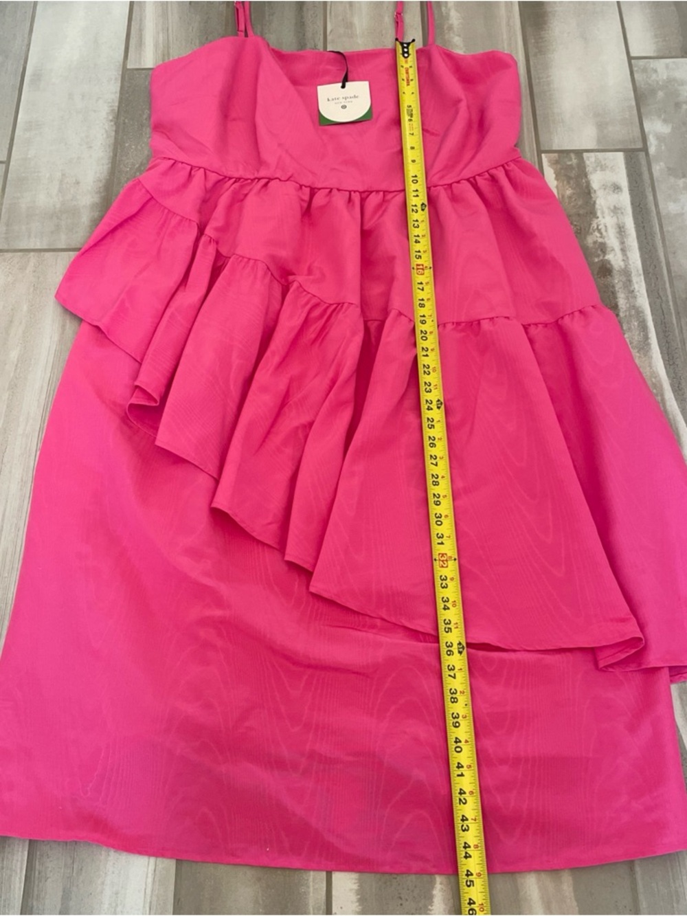 NWT Kate Spade New York x Target Tiered Ruffle Midi Tank Dress Pink 2X - Picture 6 of 13